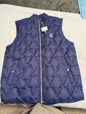 LevelWear Cabot Links Puffer Vest with Logo